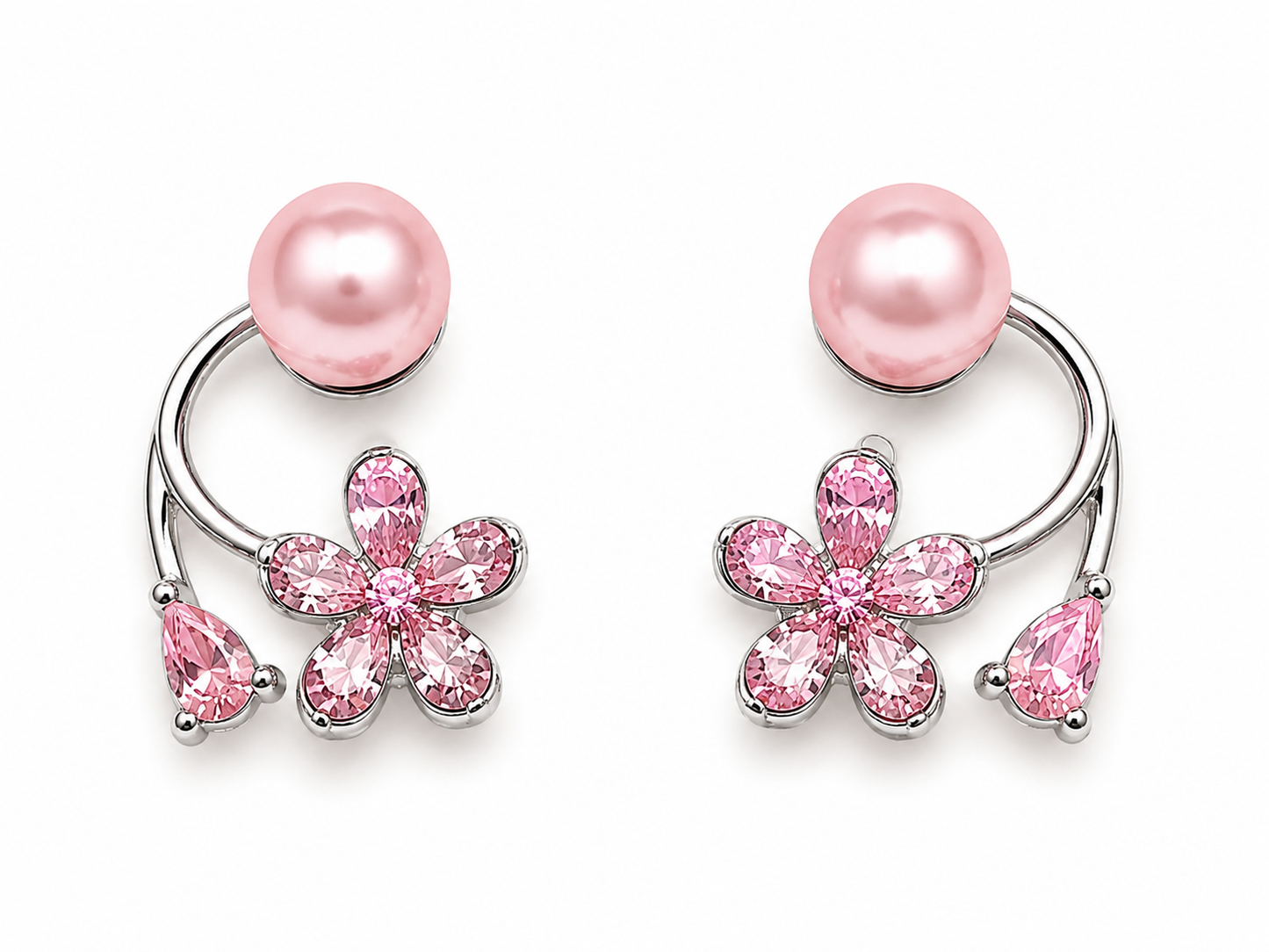 Blush Bloom Floral Earrings